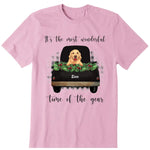 Most Wonderful Christmas Personalized T-Shirt, Hoodie & Sweatshirt - Name, dog can be customized