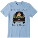 Most Wonderful Christmas Personalized T-Shirt, Hoodie & Sweatshirt - Name, dog can be customized