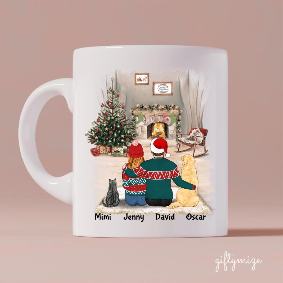 Personalized Mug - Women/Man/Boy/Girl and Cat/Dog - Best Friends