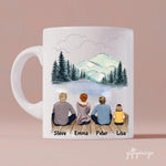 Diane Family Personalized Mug - Name, skin, hair, background, quote can be customized - Giftymize™️