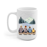 Diane Family Personalized Mug - Name, skin, hair, background, quote can be customized - Giftymize™️