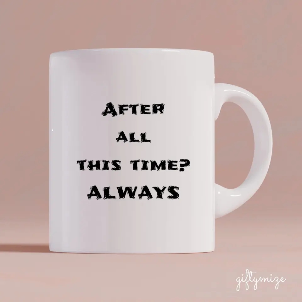 Harry Potter Inspired Girl Personalized Mug: Name, skin, hair, background, quote can be customized - Giftymize™️