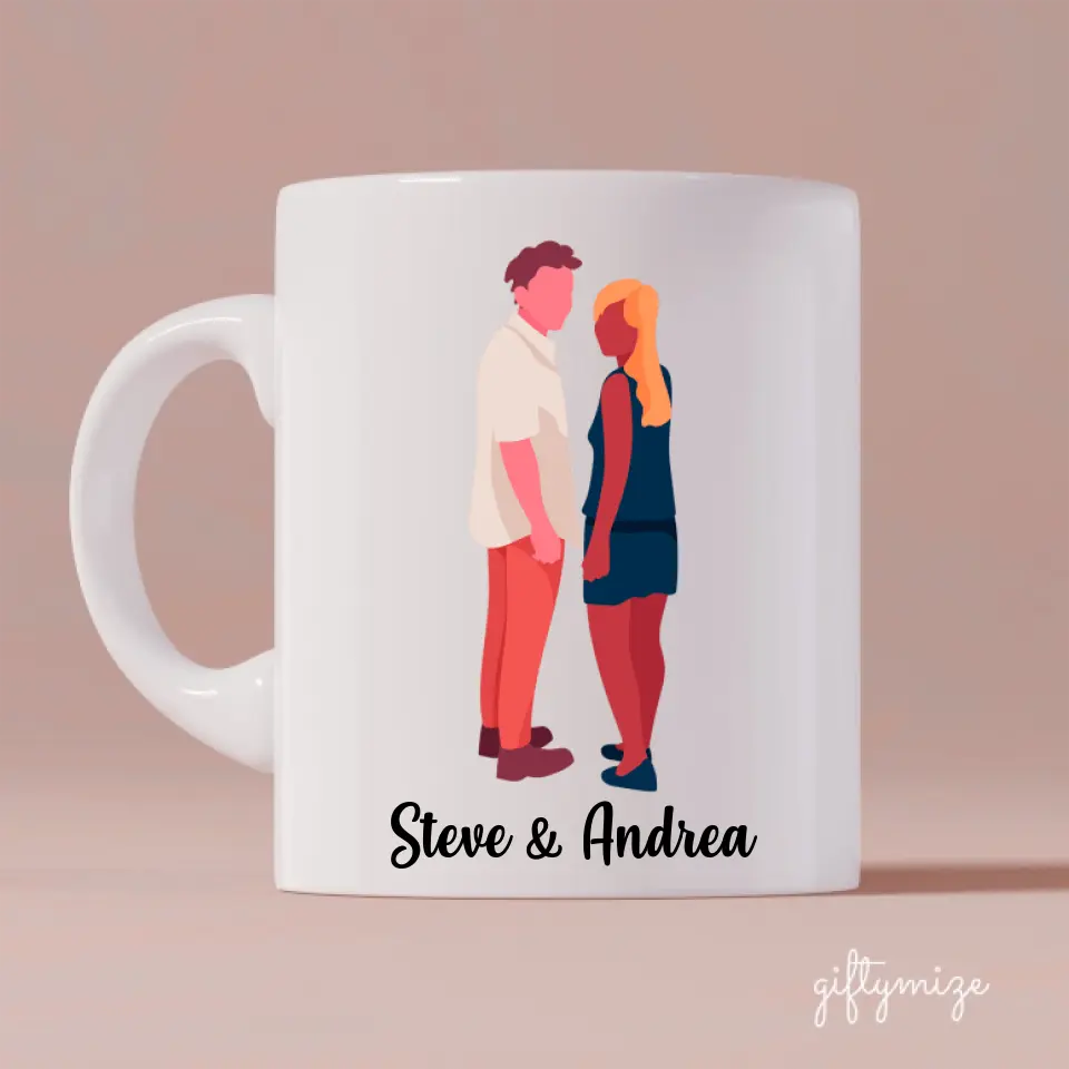 Always Together Personalized Mug - Name, couple, quote can be customized