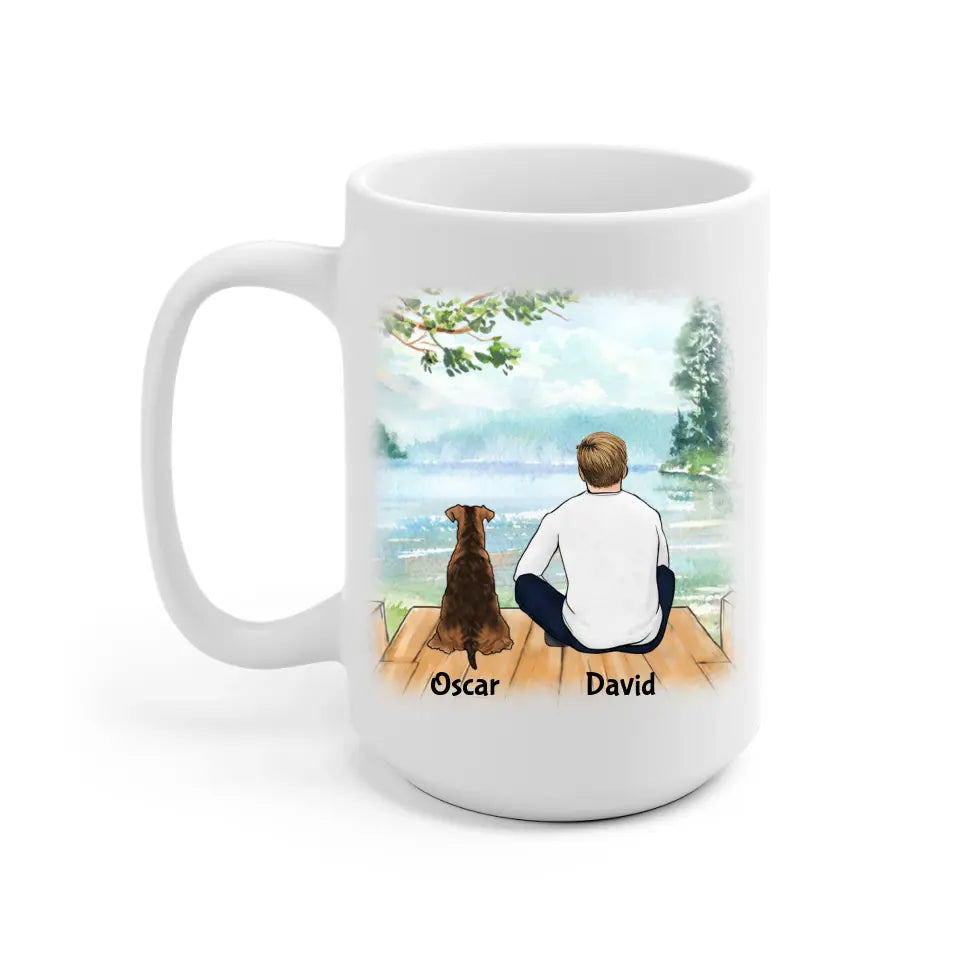 Personalised dog dad mug online