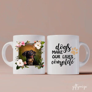 Relationship Dogs Friendship Upload Photo Personalized Mug - Quote, Text can be customized