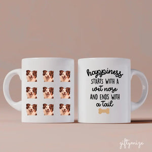 Multi Dogs Photo Upload Personalized Mug - photo, quote can be customized