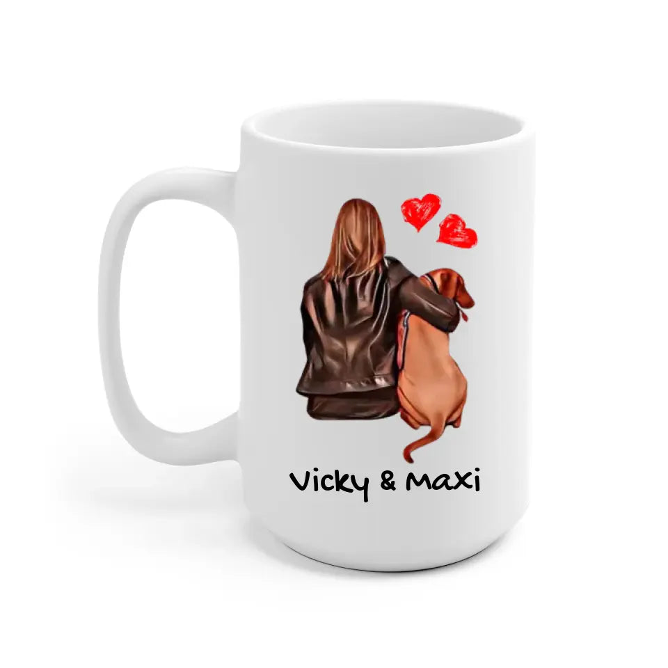 Best Dog Friends Photo Upload Personalized Mug - 
 photo, name, quote can be customized