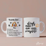 Grateful Dog Personalized Mug - Name, dog, quote can be customized