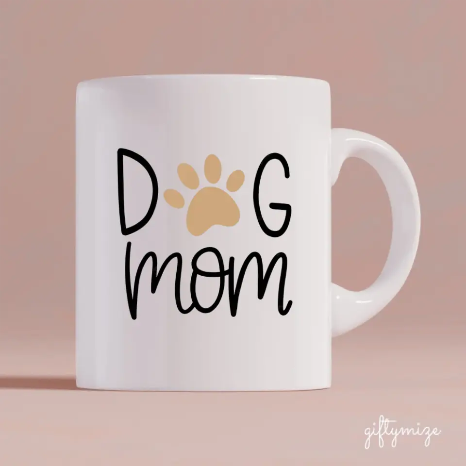 The Best Dog Mom Personalized Mug - Quote, name can be customized