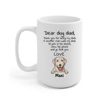 Funny Dog Dad Personalized Mug - Name, dog, quote can be customized