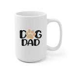 Chatting With Dog Dad Personalized Mug - Name, skin, hair, dog, background, quote can be customized