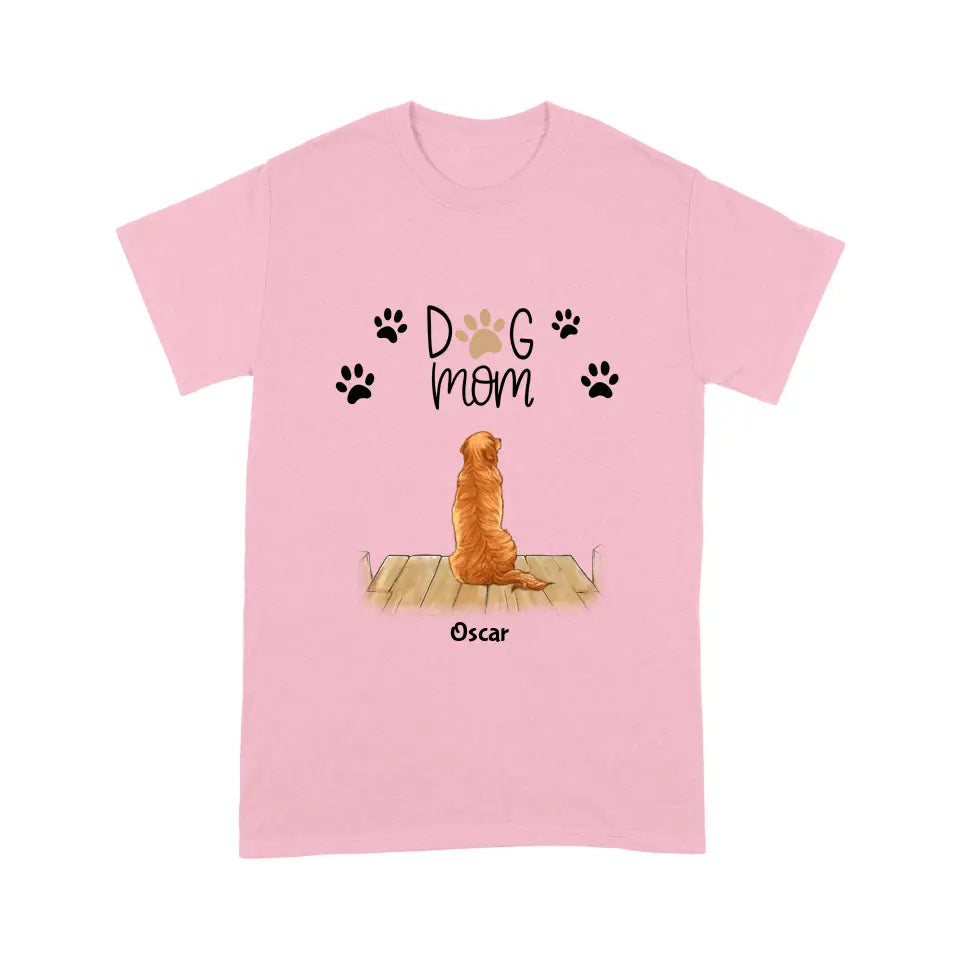 Adorable Dog Mom Personalized T-Shirt - Dog, name, quote can be customized