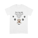 Funny Dog Dad Personalized T-Shirt - Dog, name, can be customized