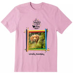 Dog Pencil Frame Photo Upload Personalized T-Shirt - Photo, name, quote, can be customized