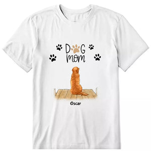 Adorable Dog Mom Personalized T-Shirt - Dog, name, quote can be customized