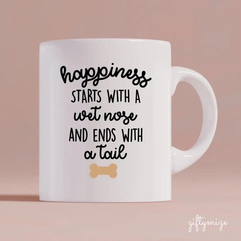 Beloved Dog Photo Upload Personalized Mug - photo, quote can be customized