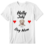 Jolly Dog Mama Personalized T-Shirt - Dog, name can be customized