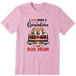 I Love Being A Dog Mom Personalized Photo Upload T-Shirt, Hoodie & Sweatshirt - Name, dog can be customized