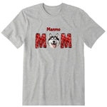 In Dog Mom Heart Personalized Photo Upload T-Shirt, Hoodie & Sweatshirt - Name, dog photo can be customized