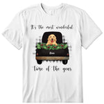 Most Wonderful Christmas Personalized T-Shirt, Hoodie & Sweatshirt - Name, dog can be customized