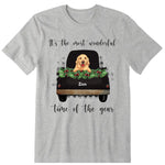 Most Wonderful Christmas Personalized T-Shirt, Hoodie & Sweatshirt - Name, dog can be customized