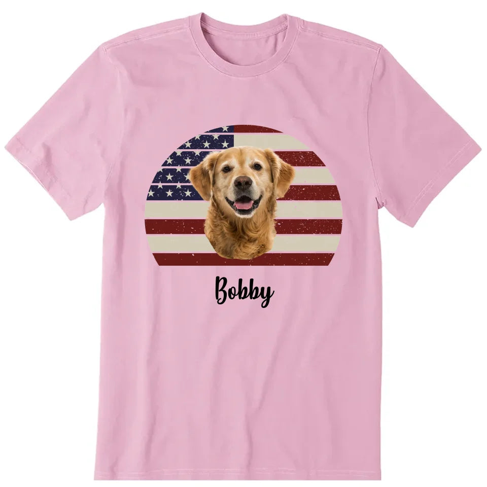 In Dog We Trust Personalized Photo Upload T-Shirt, Hoodie & Sweatshirt - Photo, name, dog, background can be customized