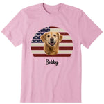 In Dog We Trust Personalized Photo Upload T-Shirt, Hoodie & Sweatshirt - Photo, name, dog, background can be customized