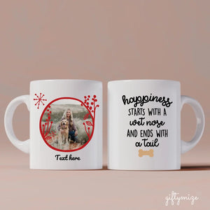 Forever Together Personalized Mug - Photo, name, dog can be customized