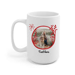 Forever Together Personalized Mug - Photo, name, dog can be customized