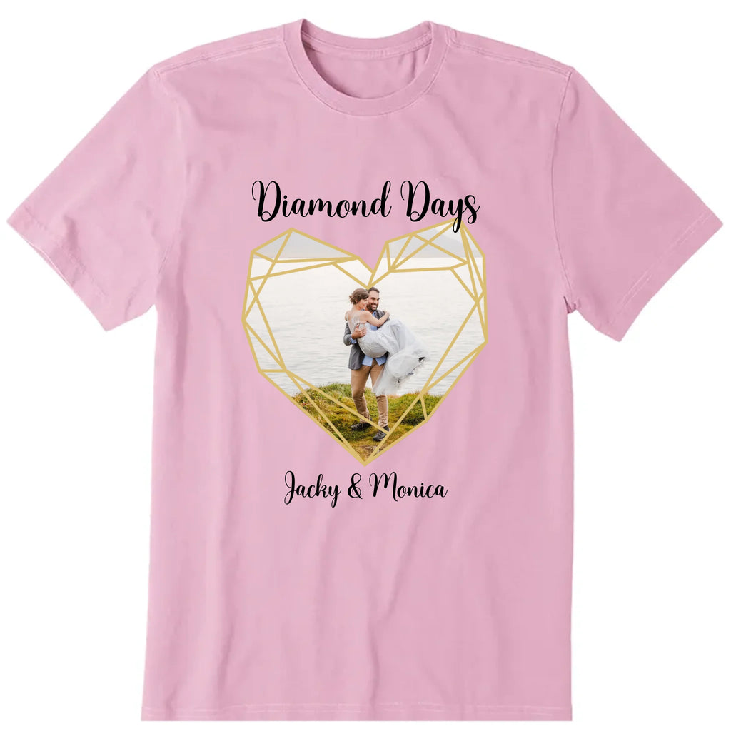 Diamond Days Personalized Photo Upload T-Shirt, Hoodie & Sweatshirt - Photo, name, text can be customized