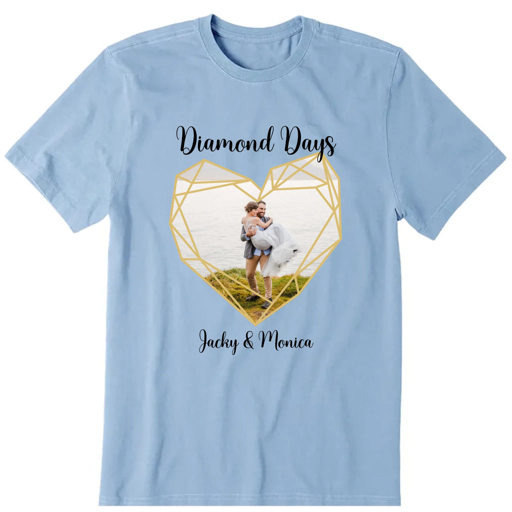 Diamond Days Personalized Photo Upload T-Shirt, Hoodie & Sweatshirt - Photo, name, text can be customized