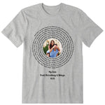 Song For Us Personalized T-Shirt, Hoodie & Sweatshirt - Song, photo, song name, artist name, duration can be customized