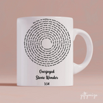 Your Favorite Song Personalized Mug - Song, song name, artist, song duration can be customized