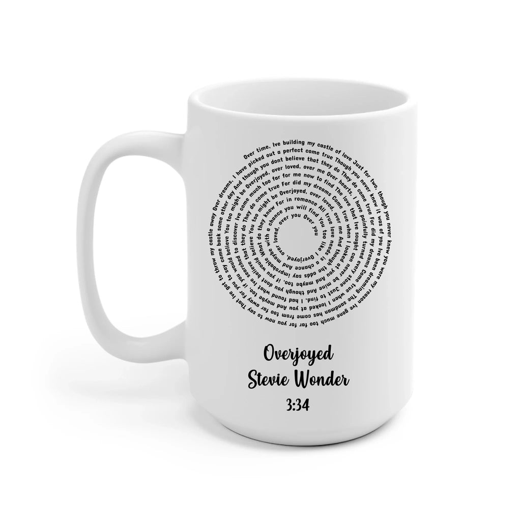 Your Favorite Song Personalized Mug - Song, song name, artist, song duration can be customized