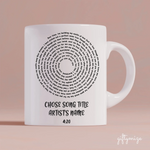 The Moment With Your Favorite Song Personalized Mug - Photo, song, song name, artist, song duration can be customized copy