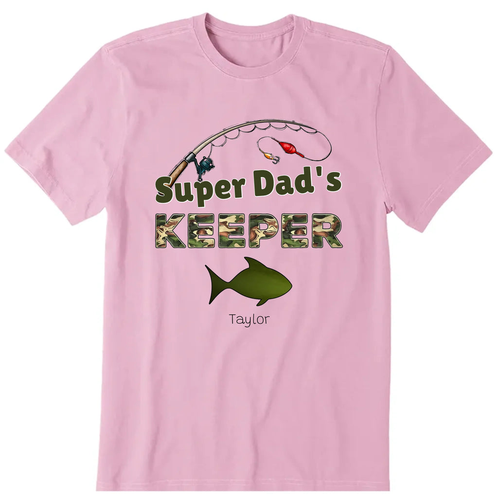 Super's Dad Keeper Personalized T-Shirt, Hoodie & Sweatshirt - Name, title can be customized