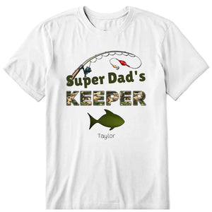 Super's Dad Keeper Personalized T-Shirt, Hoodie & Sweatshirt - Name, title can be customized