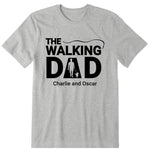 The Walking Dad Personalized T-Shirt, Hoodie & Sweatshirt - Name, background can be customized