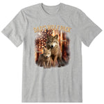 Father's Wolf Pack Personalized T-Shirt, Hoodie & Sweatshirt - Name, wolf pack can be customized