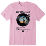 Best Dad On Favorite Song Personalized T-Shirt, Hoodie & Sweatshirt - Song, name, artist, song duration can be customized