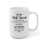 Best Friends Personalized Mug - Name, skin, hair, quote can be customized