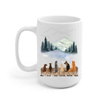 Dogs Squad Personalized Mug - Name, dog, background, quote can be customized