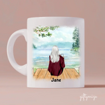 Mother Personalized Mug - Name, skin, hair, background can be customized