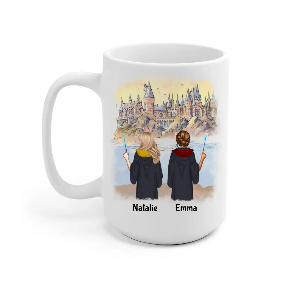 Harry Potter Inspired Best Friends Personalized Mug - Name, skin