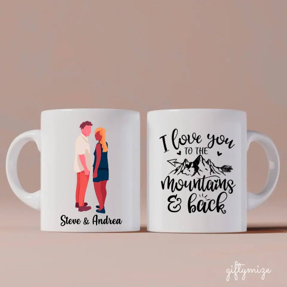 Always Together Personalized Mug - Name, couple, quote can be customized